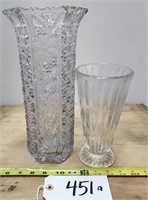 Tall Elegant Glass Vases