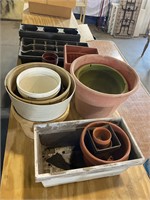 Lg assortment of plant containers