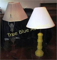 Two Lamps With Shades
