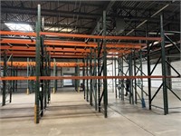 (2) Sections of Slotted Pallet Racking