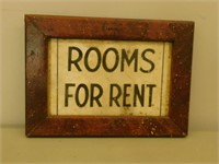 Rooms for rent sign 11X16