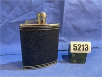 Michael Graves Metal Flask w/Faux Leather