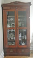 Oversized Antique Display/China Cabinet