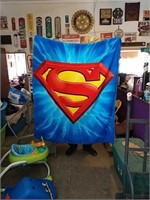 Large Superman Beach Towel