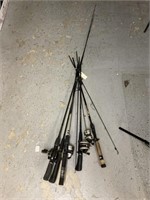 FISHING RODS  & REELS LOT / PREOWNED