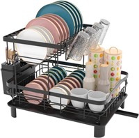 IMMEK Dish Rack  Double Layer w/ Nozzle