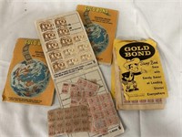 Gold Bond saving stamp books