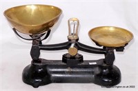 Libra Scale Co England Cast iron Kitchen Scales.