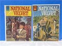 2 Dell National Velvet Comics - 1961 C1195 #1
