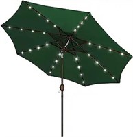 Blissun 9 Ft Solar Umbrella, 32 Led Lighted Patio