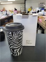 New ceramic mug zebra print
