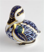 ROYAL CROWN DERBY PAPERWEIGHT - SMALL DUCK