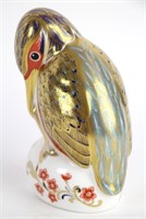 ROYAL CROWN DERBY PAPERWEIGHT "KINGFISHER"