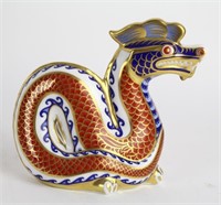 ROYAL CROWN DERBY PAPERWEIGHT "DRAGON"