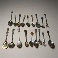 Sterling Silver souvenir spoons