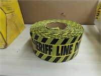 Roll of Sheriff scene ribbon tape.