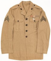 WWII-Era Named USMC Summer-Weight Uniform