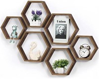 Honeycomb Rustic Wall Shelves