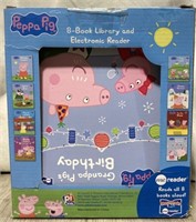 Peppa Pig 8-book Library And Electronic Reader