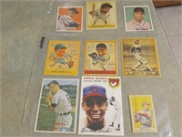 Lot of 9 Baseball Cards Collector Cards