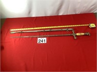 30" THE MOHILLEY & CO. MT. OLIVET COMMANDERY SWORD