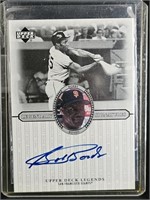 Autographed Bobby Bonds Baseball Card in