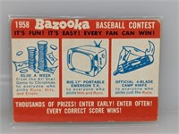 1958 Topps Contest Card July 8th All Star Game