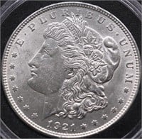 1921 MORGAN DOLLAR AU