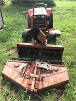 Case Ingersoli Lawn Mower with Snowblower and