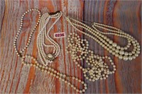 5 Pearl Necklaces Not Authenticated