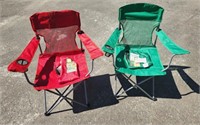 (2) Ozark Trail Mesh Camping Chairs with Carry