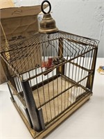 Vintage Birdcage w/ birds in cage