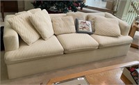 Bernhardt sleeper sofa and pillows