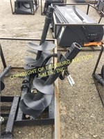 NEW 2021 SKIDSTEER AUGER DRIVE & BIT ATTACHMENT