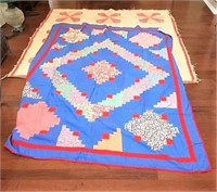 Hand Stitched Quilt Lot of 2