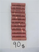 11 Rolls of New 1970 Pennies
