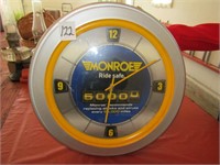 MONROE STORE CLOCK 21" PLASTIC