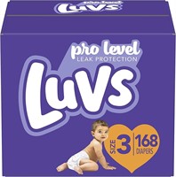 Luvs Triple Leakguards Diapers  Size 3 (168 Cnt)