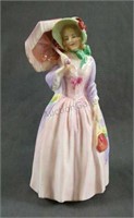 c.1940's Royal Doulton Miss Demure #1402 Figurine