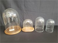 Group of glass domes