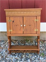 Vintage Wooden Bathroom/Kitchen Wall Cabinet,