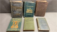 6pc 1800s to Early 1900s Vtg Books w/African