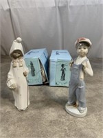 Lladro figures with original boxes, approximately