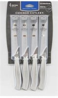 CHICAGO CULTERY KNIFE SET 4 CNT RET.$33
