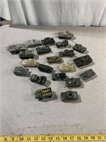 Military model vehicles. Tanks, transport