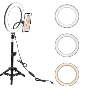 10" LED Selfie Ring Light with Tripod Stand & Cell