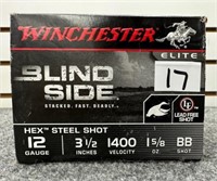 (25) Rounds of Winchester 12ga 3 1/2" BB shot.