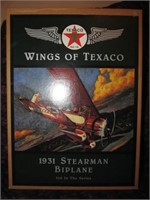 Ertl Wings of Texaco 1931 BiPlane Die Cast Bank