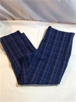 Size 14 blue striped pants