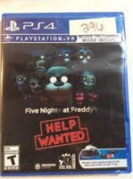 Play station for PS4 five nights at Freddy’s help
